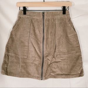 NWT Corduroy Mini Skirt